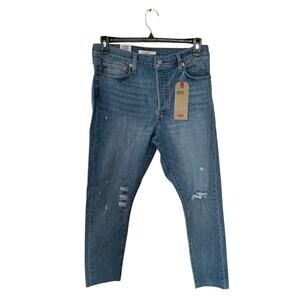 Levis Red Tab Jeans Womens 32 Wedgie Skinny High Rise Mid Wash Streetwear Denim